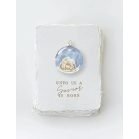 Unto to Us a Savior is Born Christmas Card