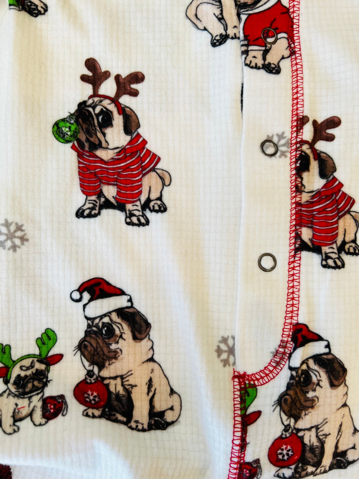 Merry Puggin' Christmas Pajamas - Infant