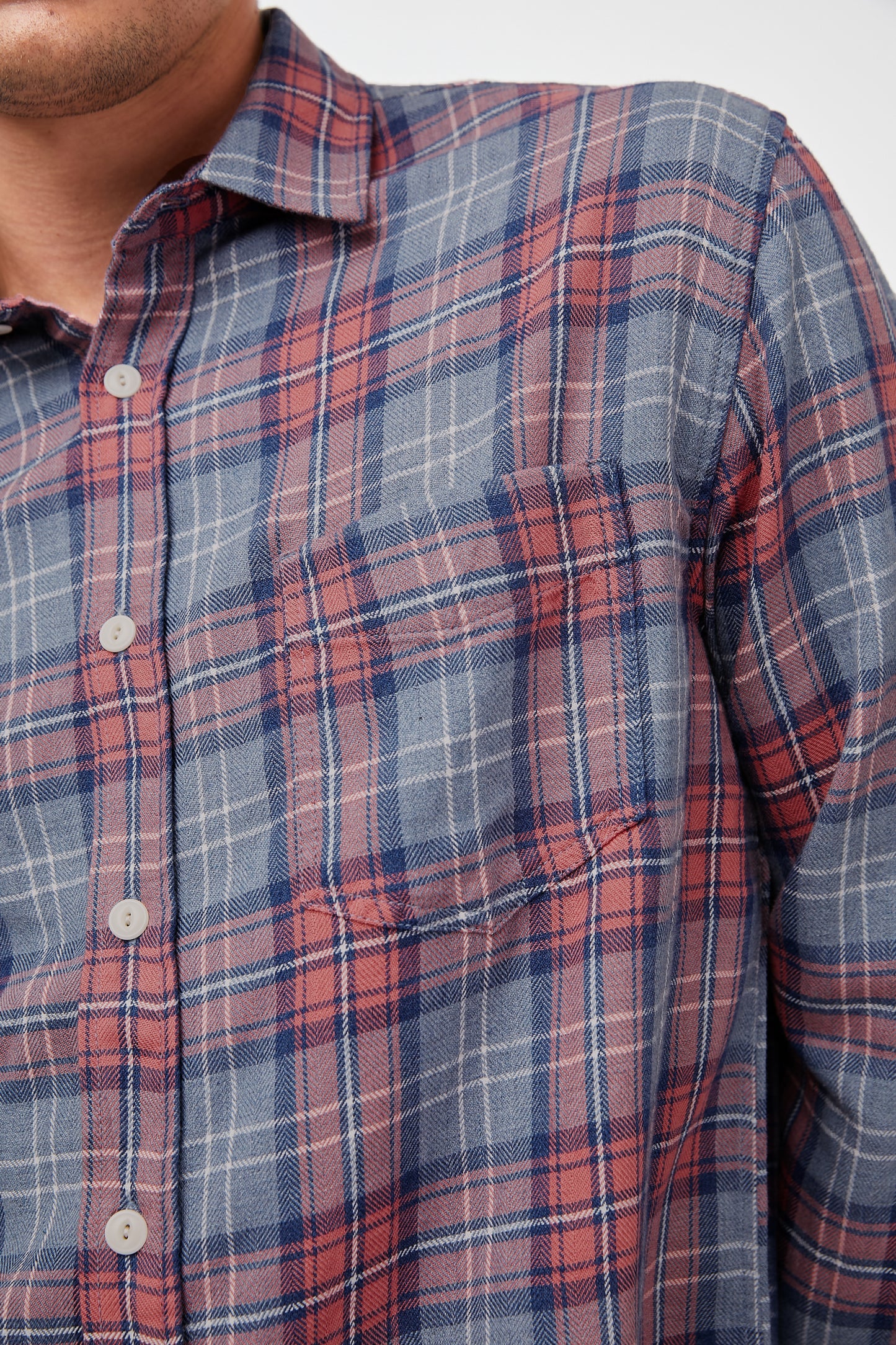 Lennox Plaid Flannel Button-Up Shirt