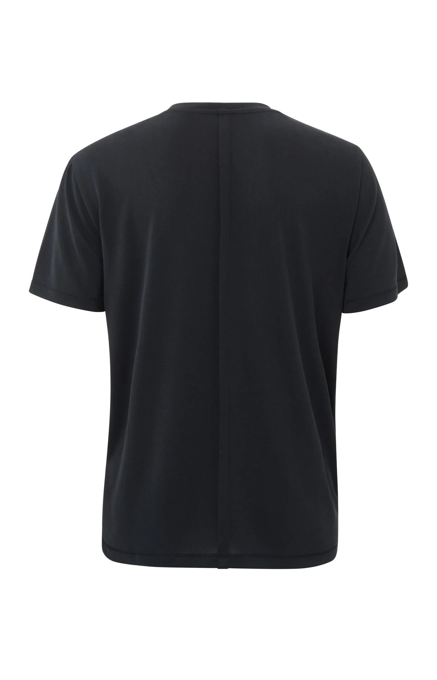 Short Sleeve T-Shirt With Round Neck & Seam Detail