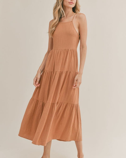 Outwest Tiered Maxi Dress